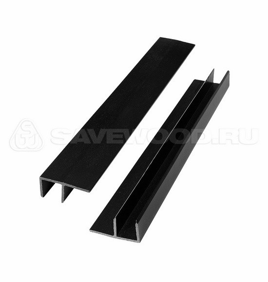 F-профиль ДПК Savewood – Чёрный купить в Новосибирске