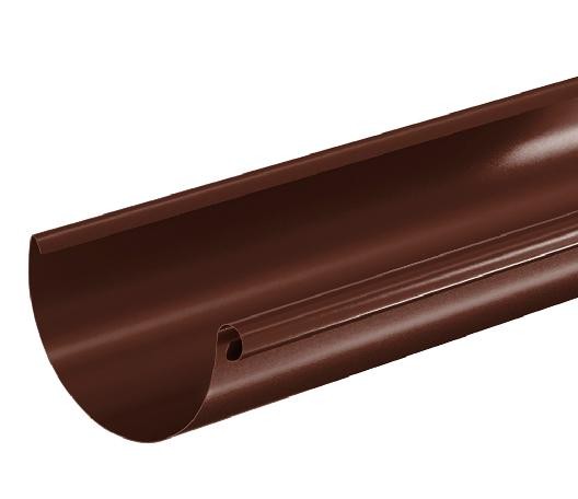Водосток Aquasistem, система 125x90 - Водосточный желоб 3.00м RAL 8017 Коричневый купить в Новосибирске
