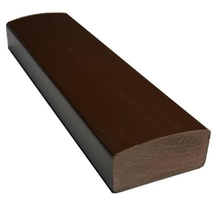 Лавочный брус Ecodecking Некст полнотелый глянцевый 70х35 шоколад купить в Новосибирске