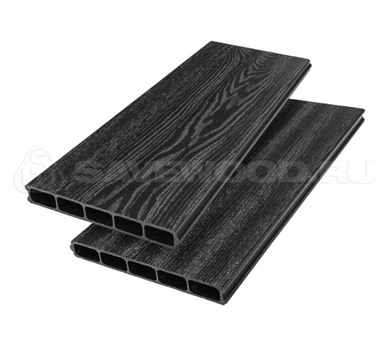 Грядочная доска ДПК 3D Savewood SW Rumex Чёрный купить в Новосибирске