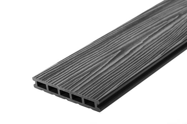 Террасная доска из ДПК RusDecking Unodeck Mogano - Графит купить в Новосибирске