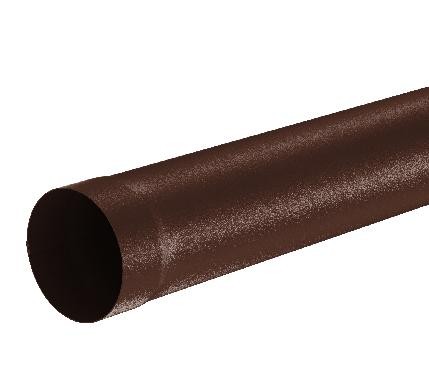 Водосток Aquasistem, Система 150/100 - Труба водосточная 1.00м RAL 8017 Коричневый matt купить в Новосибирске