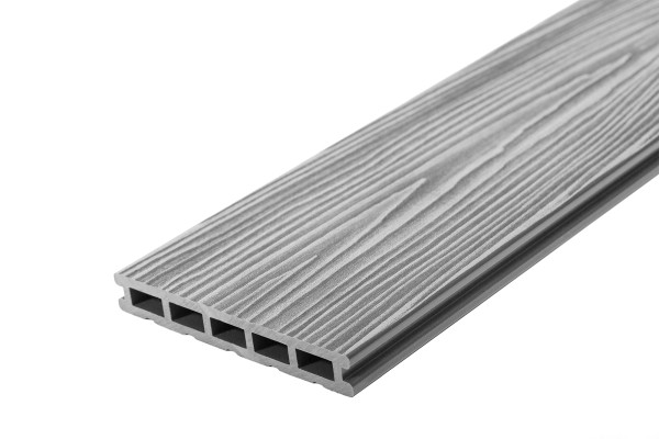 Террасная доска из ДПК RusDecking Unodeck Mogano - Серый купить в Новосибирске