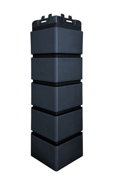 Угол Grand Line клинкерный кирпич ПРЕМИУМ Графит (шов RAL 9005) купить в Новосибирске