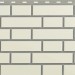Фасадная панель Альта-Профиль, Кирпич Клинкерный, Белый купить в Новосибирске