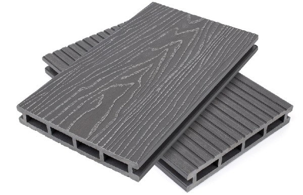 Террасная доская ДПК NanoWood Nature 3D пустотелая Серый купить в Новосибирске