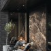 Фиброцементные панели Panda Камень Браун 02420F купить в Новосибирске