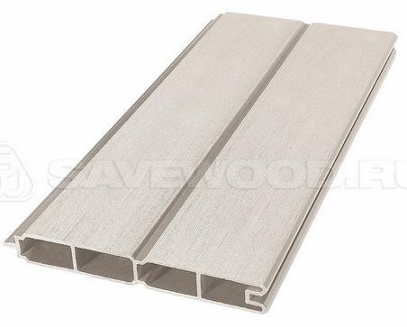 Заборный профиль из ДПК Savewood SW Agger матовый бежевый купить в Новосибирске